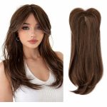 Topper do włosów – 55,88 cm | Naturalny Brąz