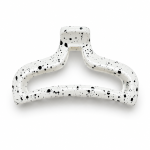 Biała spinka do włosów Dalmatian
