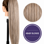 Kucyk na siatce Baby Blonde – Chłodny Popielato-Beżowy Blond