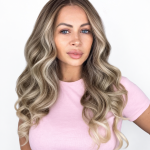 Premium Peruka beżowy blond z ciemniejszym odrostem 40–45 cm Rosina NATHL12/10/613FA(CH4790)