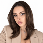 Premium Peruka ciepły brąz 30–35 cm Bellan RT2/8