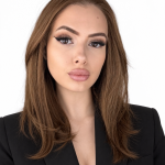 Premium Peruka Lina 12A ciepły kasztanowy brąz 30–35 cm